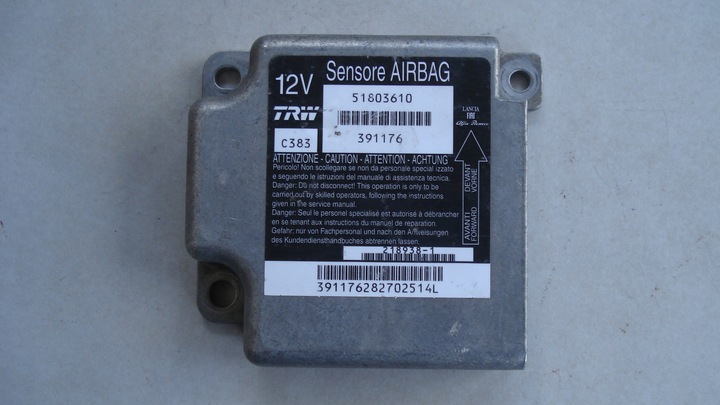фото №1, Датчик подушка безпеки 51803610 fiat panda ii