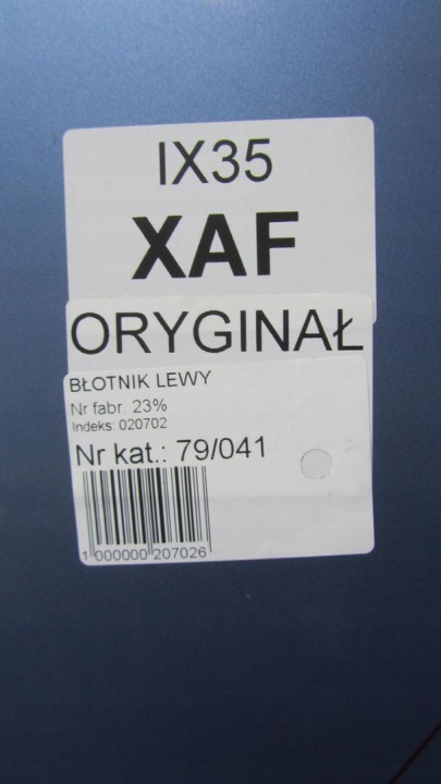 фото №8, Hyundai ix35 крыло левые перед xaf 10-16 41