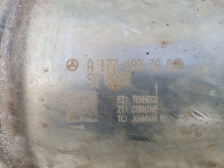 фото №9, Mercedes w177 w247 a-klasa b-klasa катализатор выхлоп глушитель комплектный