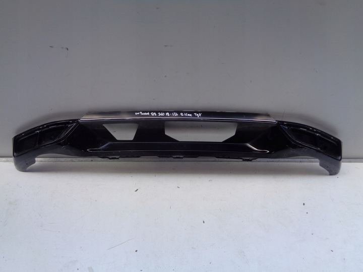 фото №1, Накладка бампера зад vw passat b8 18- рестайлінг r-line