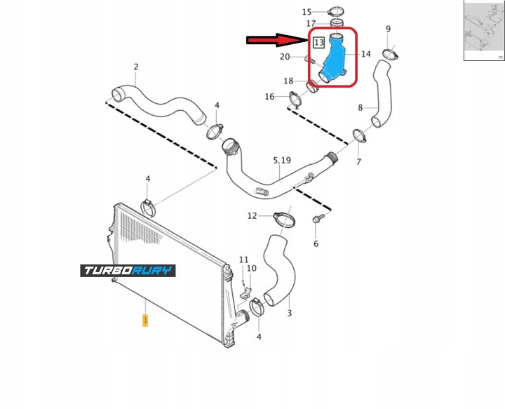 фото №7, Шланг труба шланг turbo резонатор volvo xc90 xc70 s60 v70 2.4 d5 30740896