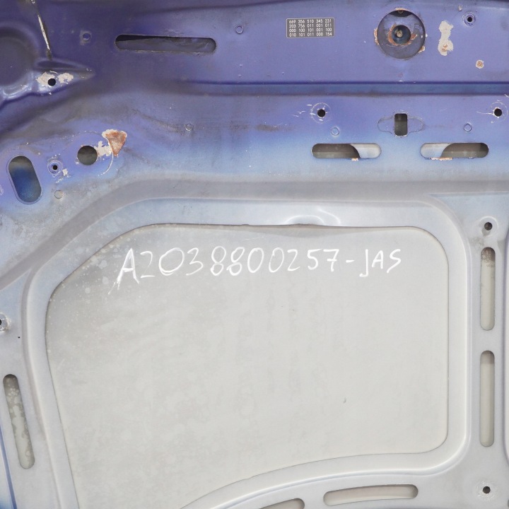 фото №16, Mercedes w203 капот двигателя jaspis синий - 345