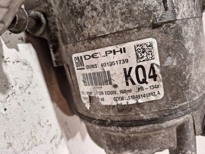 фото №6, Компресор кондиціонера 13322148 kq4 opel meriva a 1.7 cdti