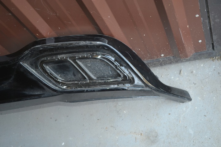 фото №4, Накладка спойлер бампера зад golf viii 8 r line