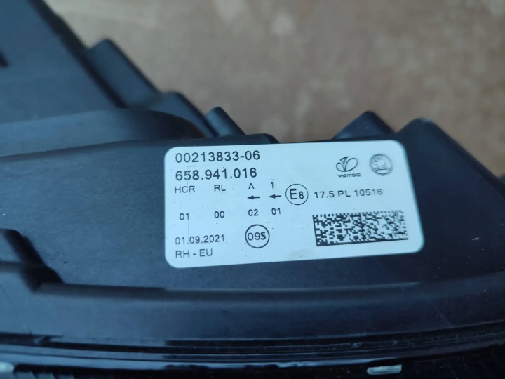 фото №13, Фара передня праве перед skoda kamiq 2021 658941016 повний led