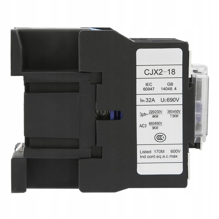 фото №14, Контактор cjx2-1810 18a котушка ac 220v реле