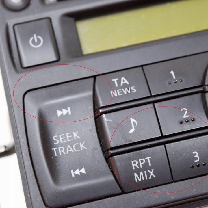 фото №6, Nissan note e11 2008 панель / радиопроигрыватель cd/dvd/gps