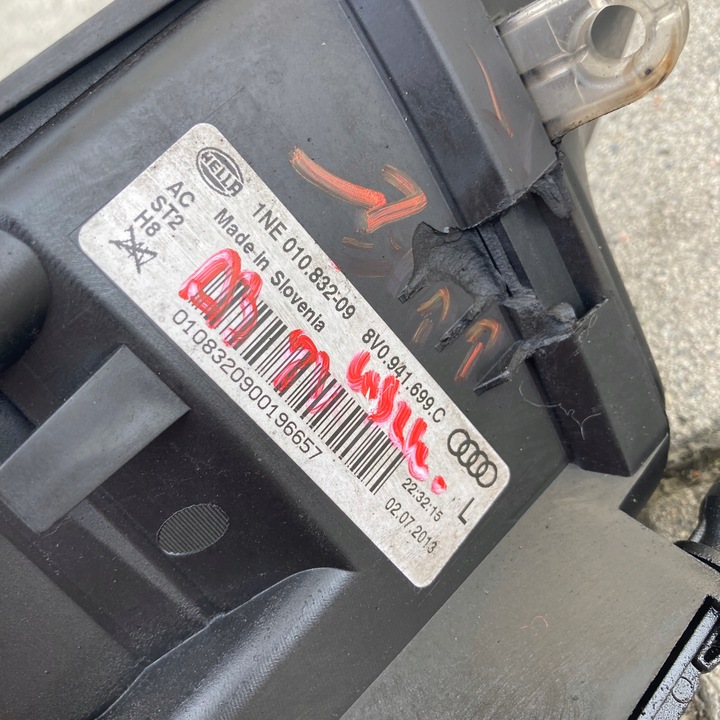 фото №5, Audi a3 8v 2012- 3-d / 5-d галоген левый перед 8v0941699c