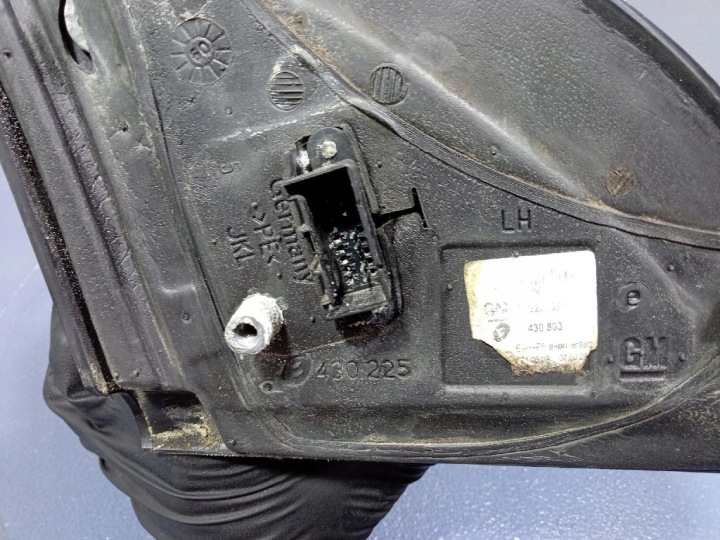фото №7, Opel astra h 04-07 універсал дзеркало ліве 7 pin 13253325 z163
