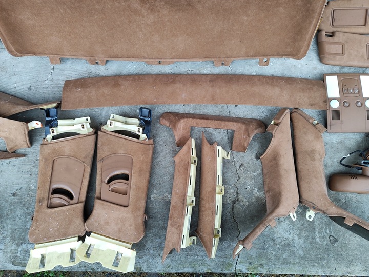 фото №6, Audi a8 d3 стеля амаретто комплект алькантара