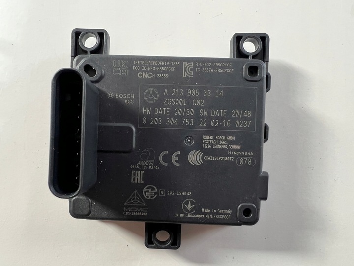 фото №1, Модуль датчик acc датчик mercedes a2139053314