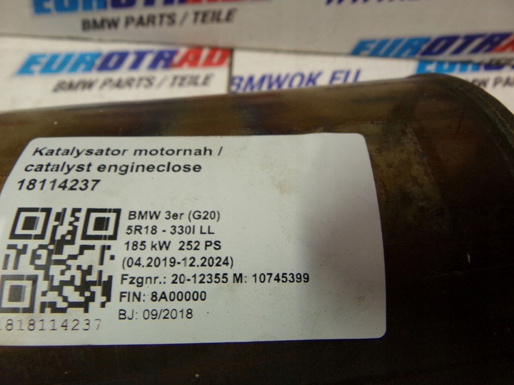 фото №8, Bmw g20 g42 b48c b48d катализатор 8689403