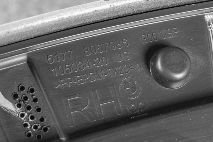 фото №8, Bmw x6 g06 планка na крило праві зад задня колір a300 м-пакет m