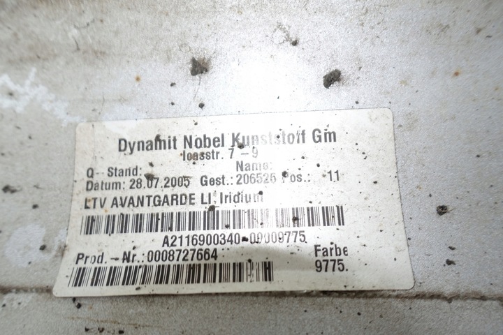 фото №6, Mercedes w211 планки порогові планка пороги ліва 775 avantgarde накладка поріг