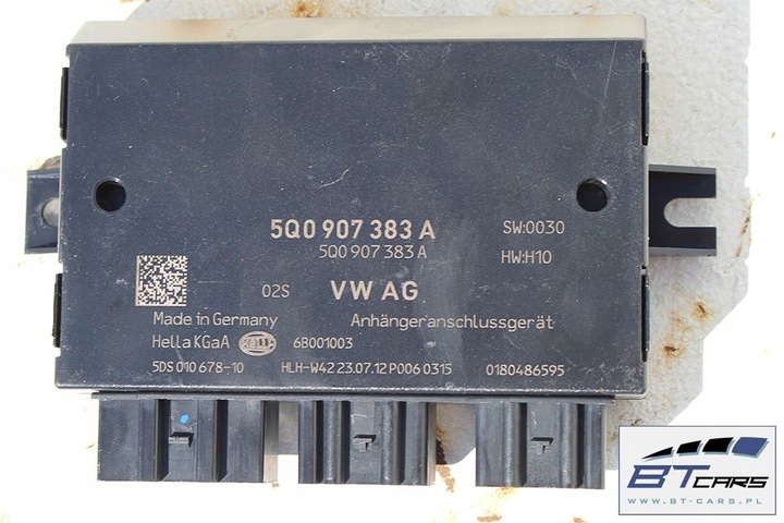 фото №10, Vw golf 7 vii hak буксирувальний + балка зад задня бампера + модуль блок керування 5