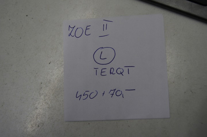 фото №14, Планка пороговая левая terqt renault zoe ii рестайлинг