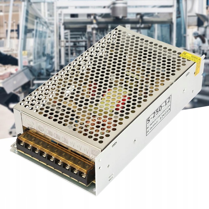 фото №5, S-250w-12 dc 12v 21a адаптер контроллера zasilacza