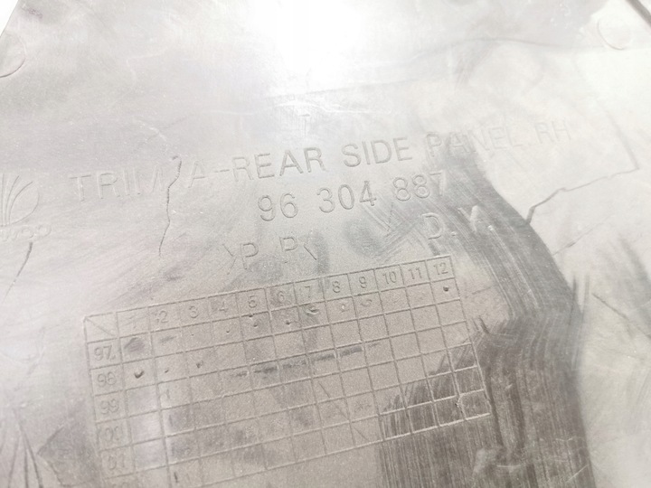 фото №9, Оббивка багажника права do daewoo lanos 1997-2001 оригінальний номер 96304887 96236072