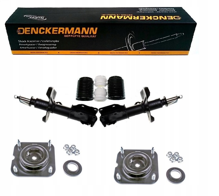 фото №1, Амортизатори mazda 323 bj 00-04 перед kpl захисні накладки