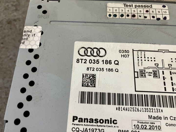 фото №6, Радіо concert англієць uk audi a4 b8 8t2035186q