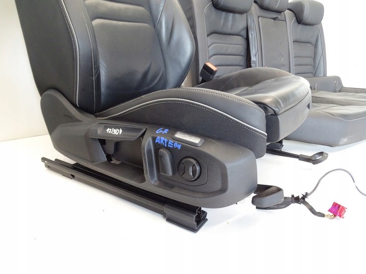 фото №10, Сидіння перед зад задні диван комплект шкіра vw arteon r-line