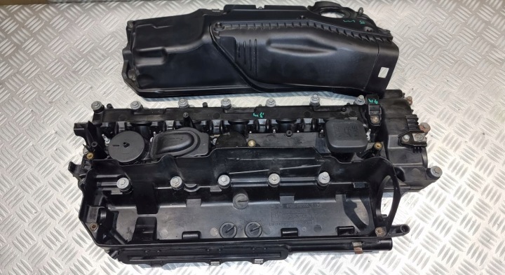 фото №15, Bmw e60 e70 e83 3.0 d m57n2 кришка клапанів 7789395 корпус фільтра 7793203