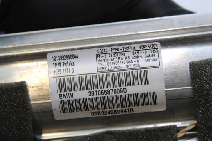 фото №6, Повітряна подушка права капот подушка  bmw e90 e92 e87 e81