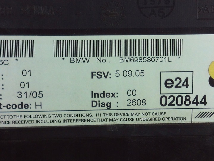 фото №7, Bmw e60 дисплей спідометр  65.82-6 985 867
