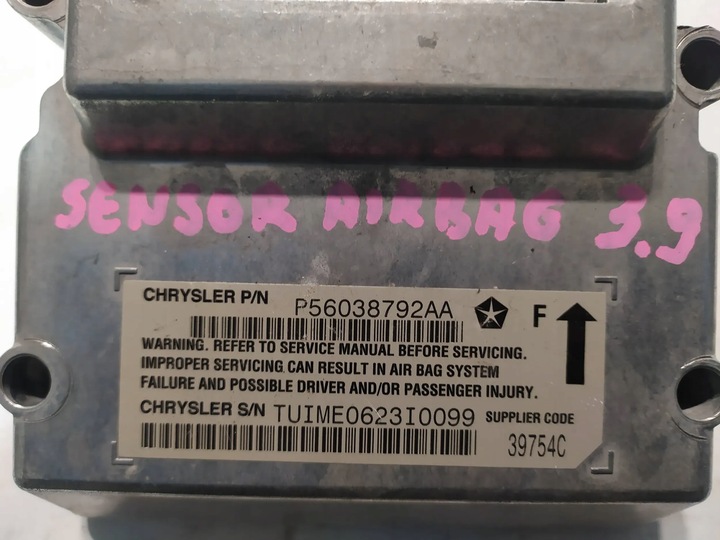 фото №9, Блок керування модуль подушка безпеки jeep grand cherokee ii wj