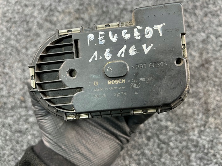 фото №10, Peugeot / citroen 1.6 16v дросельна заслінка bosch 0280750085v