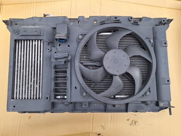 фото №1, Комплект радіатор citroen c4 picasso i 1.6 вентилятор підсилювач pas перед