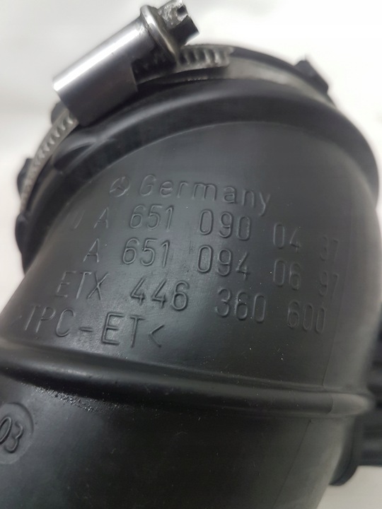 фото №7, Mercedes e-klasa w212 воздуховод воздуха труба шланг