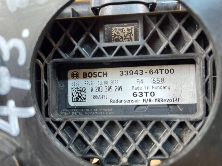 фото №10, Радар датчик дистроник держатель штекер suzuki sx4 s-cross ii 33943-64t00 22-