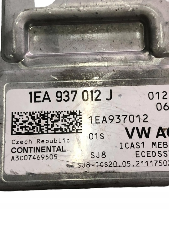 фото №2, Volkswagen id 3 модуль управляющий шлюз 1ea937012j