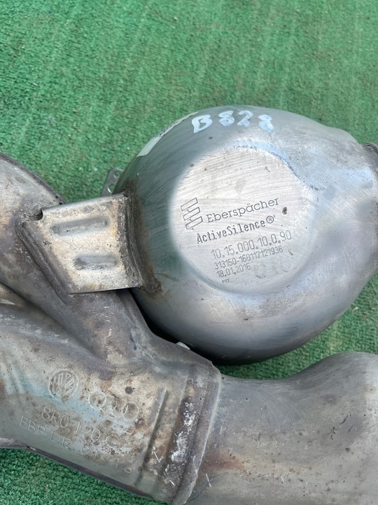 фото №9, Глушник кінцевий лівий вихлоп активний audi q5 sq5 8r