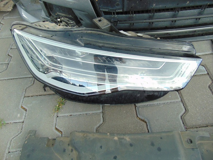 фото №8, Комплектный перед капот лампы a6 c7 рестайлинг s-line 3.0tdi 4xpdc 4g0941035 matrix