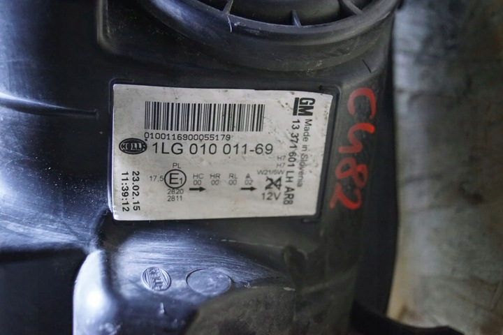 фото №13, Opel astra j лампа ліва перед uk