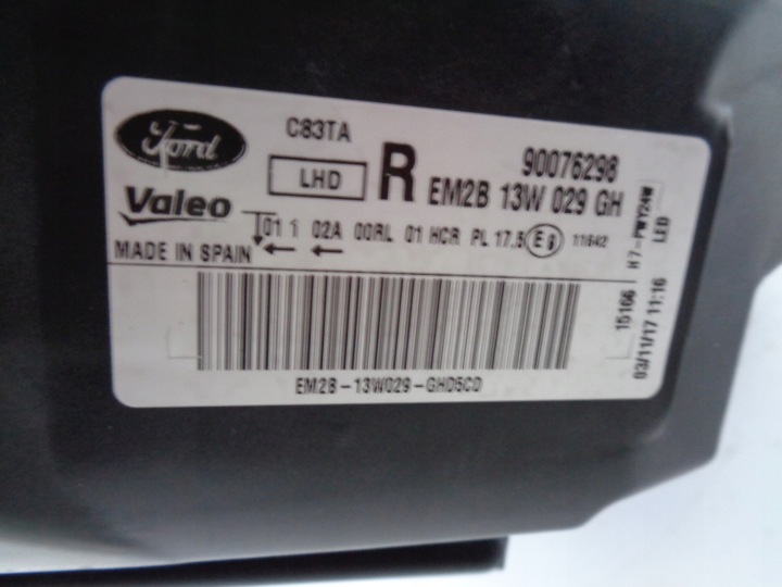 фото №10, Права фара фара ford s-max mk2 14- galaxy mk4 15- led