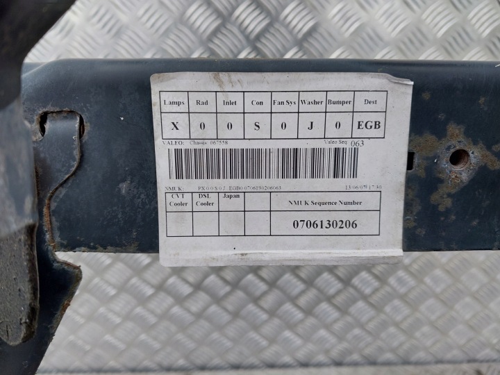 фото №9, Pas перед усилитель балка nissan qashqai j10 1.6 16v