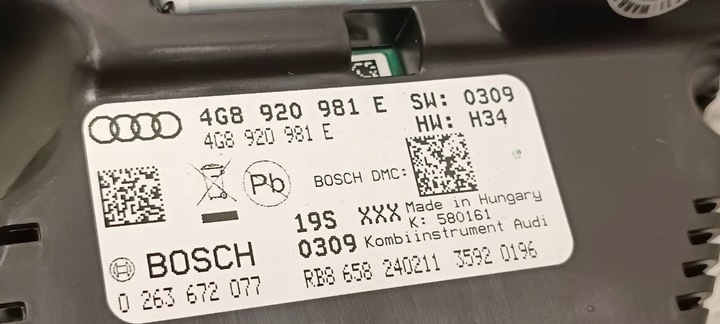 фото №7, Audi a6 s6 c7 4g 2013 спідометр  / спідометр 4g8920981e