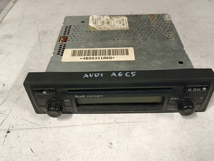 фото №1, Радио audi concert audi a6 c5 4b0035186q