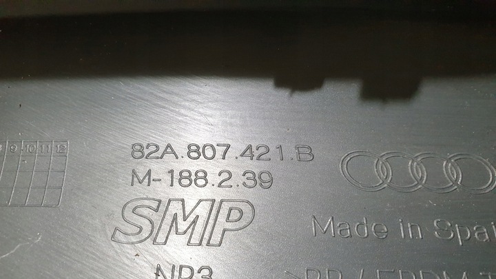 фото №9, Диффузор накладка бампера audi a1 ii 82a807421b