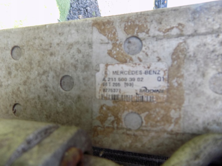 фото №7, Комплект радіатор mercedes w211 a2115001154 a2115003902 оригінал європа