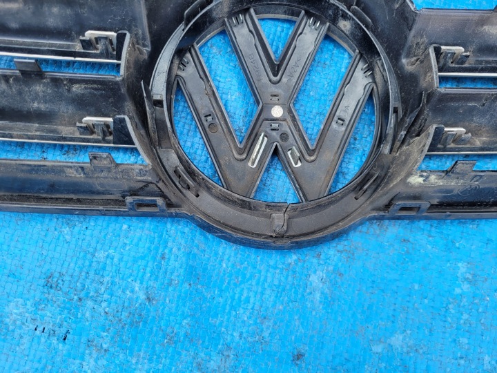 фото №9, Vw sharan ii 2 | решітка радіатора решітка хром бампера перед передній логотип 7n0853655b