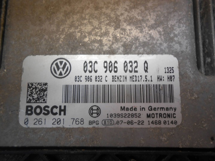 фото №10, Volkswagen golf v ecu блок керування  модуль двигуна 03c906032q