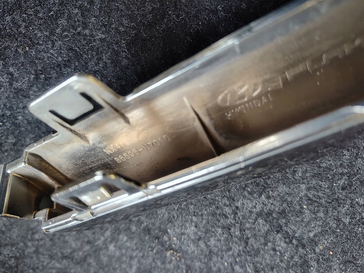 фото №12, Hyundai tucson iv - планка бампера перед левая хром