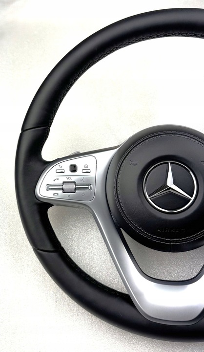 фото №9, Руль з подушка безопасности mercedes s-klasa w222 рестайлинг кожа мультифункция лепестки
