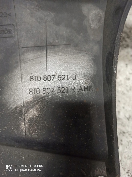 фото №9, Диффузор спойлер бампера зад audi a5 8t0 рестайлинг s-line