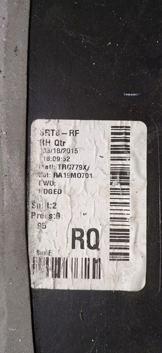 фото №10, Jeep grand cherokee wk2 srt планка крила зад l 46525061827 p 46527561827