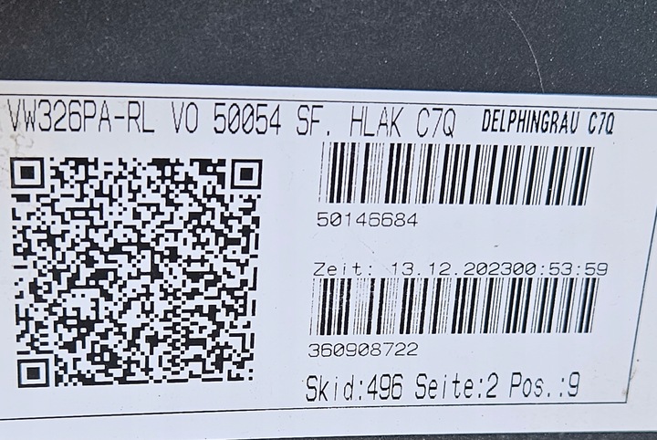 фото №12, Vw tiguan ii рестайлінг r-line 20-24 бампер переднє 5na807221d